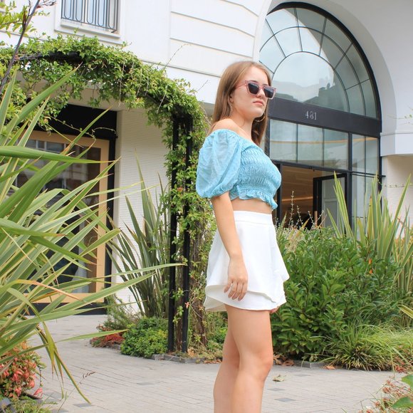 White Ruffle Skirt - Picture 3 of 5